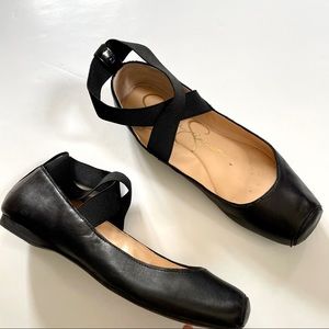 Jessica Simpson Black Ballet Flats Size 7